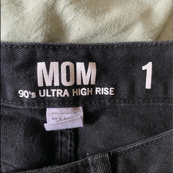 Black Distressed Denim Shorts - Picture 3 of 3